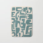 Organic Contemporary Modern Shapes 12 Bath Mat Gallery Image 1