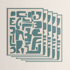 Organic Contemporary Modern Shapes 12 Wrapping Paper Gallery Image 3
