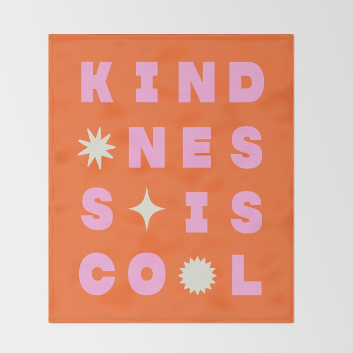Kindess Is Cool Throw Blanket Gallery Image 2