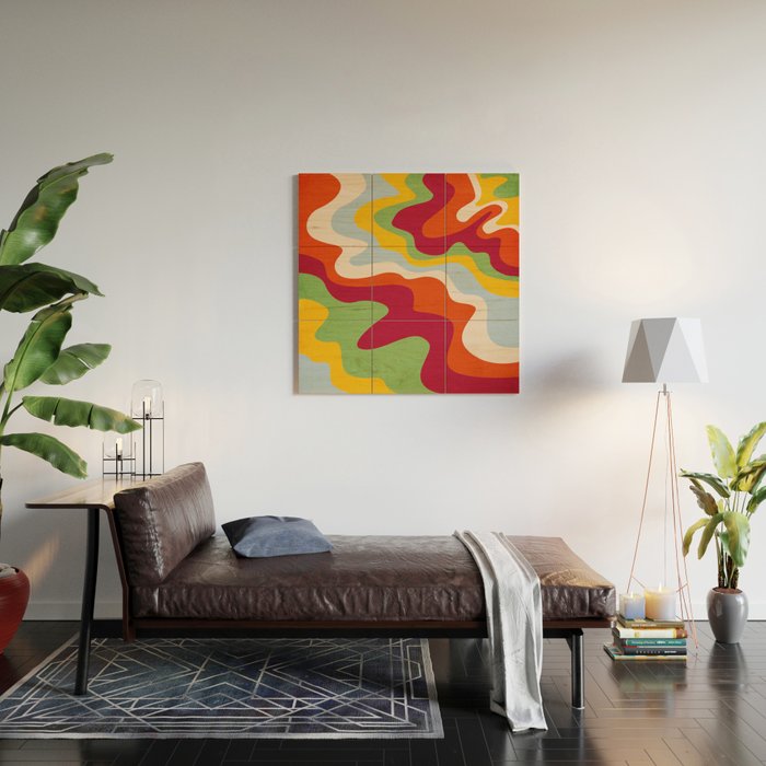 Candy Swirl Wood Wall Art Gallery Image 2