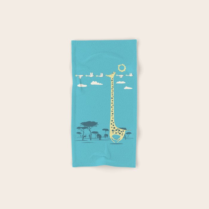 I'm like a bird (blue) Towels Gallery Image 1