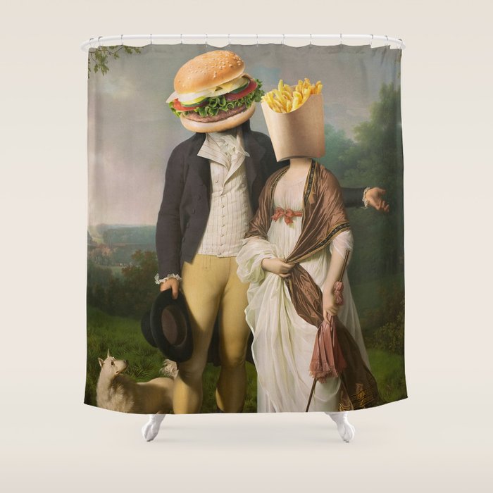 THE PERFECT MATCH Shower Curtain Gallery Image 1