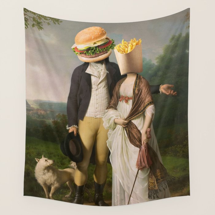 THE PERFECT MATCH Wall Tapestry Gallery Image 4