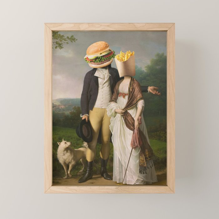 THE PERFECT MATCH Mini Art Print Gallery Image 1