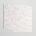 Tropical Palm Leaves - Palm Leaf Pattern - Sandy Beige Wrapping Paper Gallery Image 3
