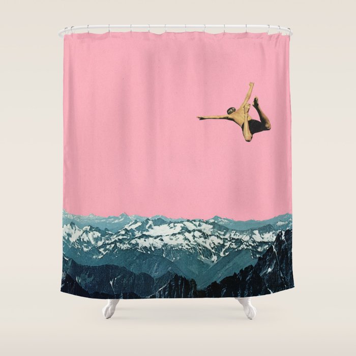 Higher Than Mountains Shower Curtain Gallery Image 1