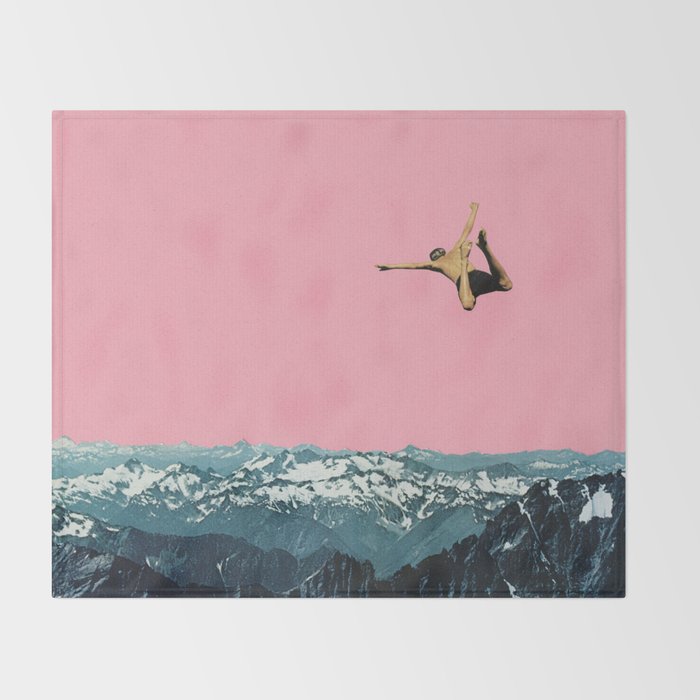 Higher Than Mountains Throw Blanket Gallery Image 2