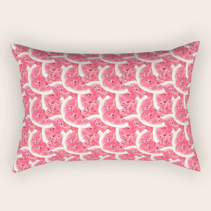 Tutti Frutti. Watermelon Rectangular Pillow Gallery Image 1