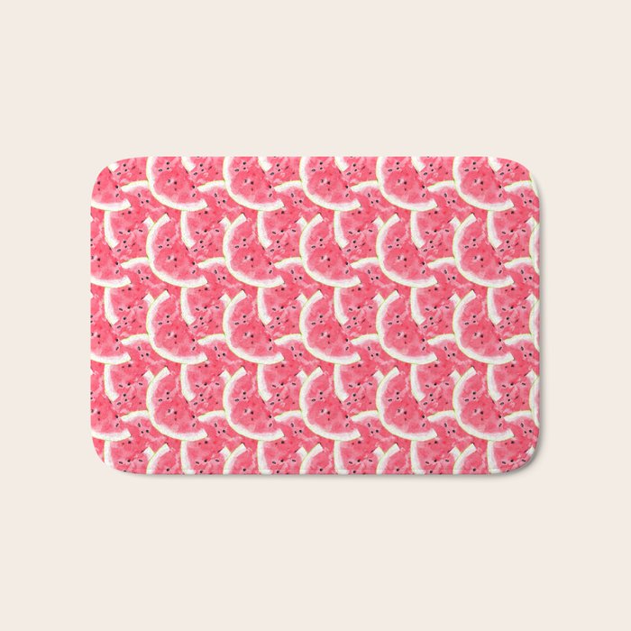 Tutti Frutti. Watermelon Bath Mat Gallery Image 1