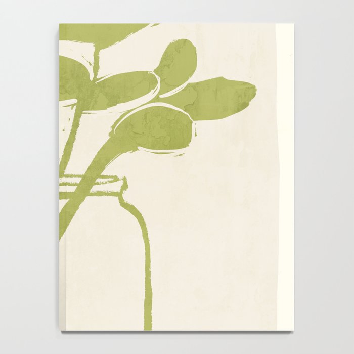 Minimal Abstract Art Plant 40 Notebook Gallery Image 4