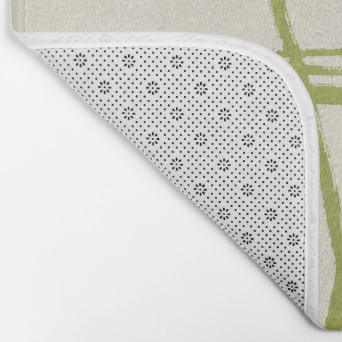 Minimal Abstract Art Plant 40 Bath Mat Gallery Image 2