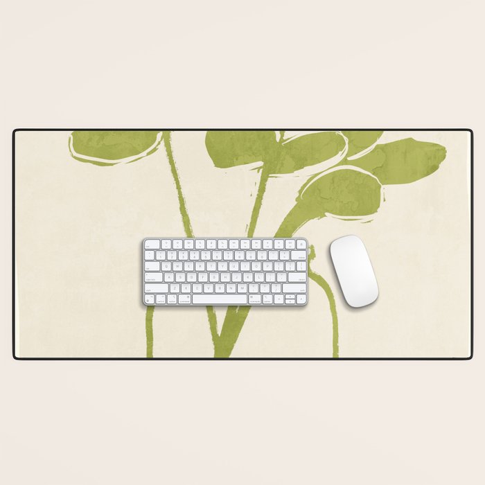 Minimal Abstract Art Plant 40 Desk Mat Gallery Image 1