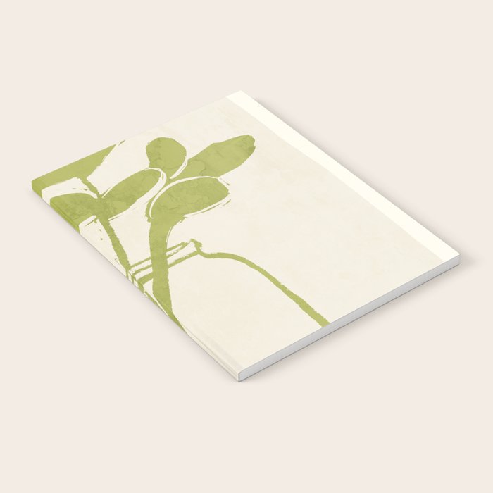 Minimal Abstract Art Plant 40 Notebook Gallery Image 1