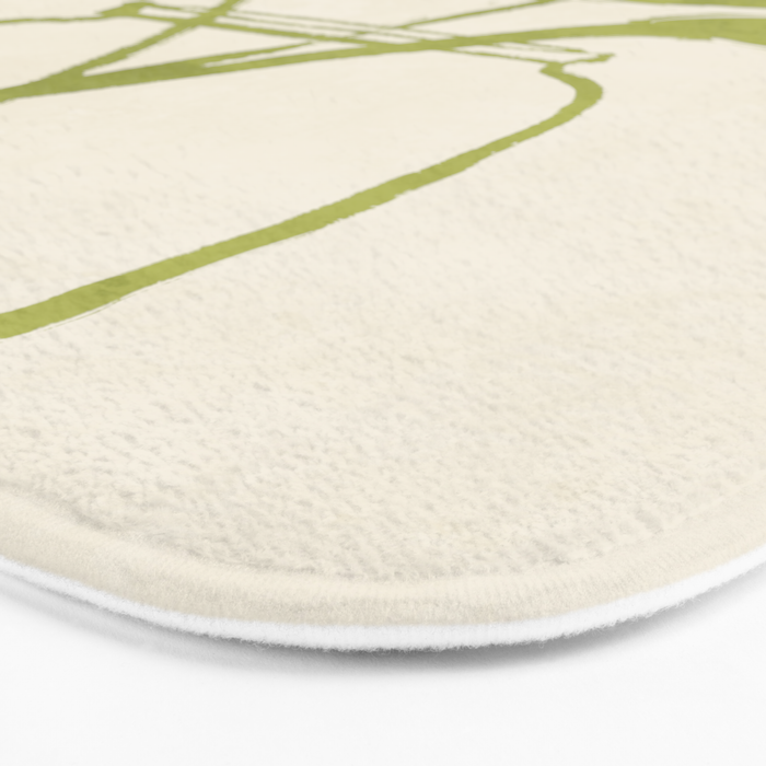 Minimal Abstract Art Plant 40 Bath Mat Gallery Image 3