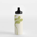 Minimal Abstract Art Plant 40 Water Bottle Gallery Image 2