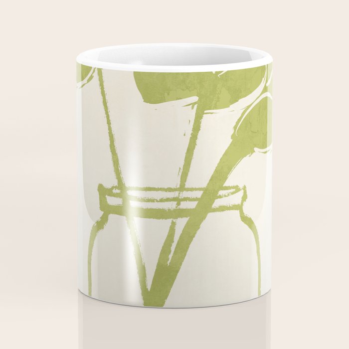 Minimal Abstract Art Plant 40 Coffee Mug Gallery Image 4