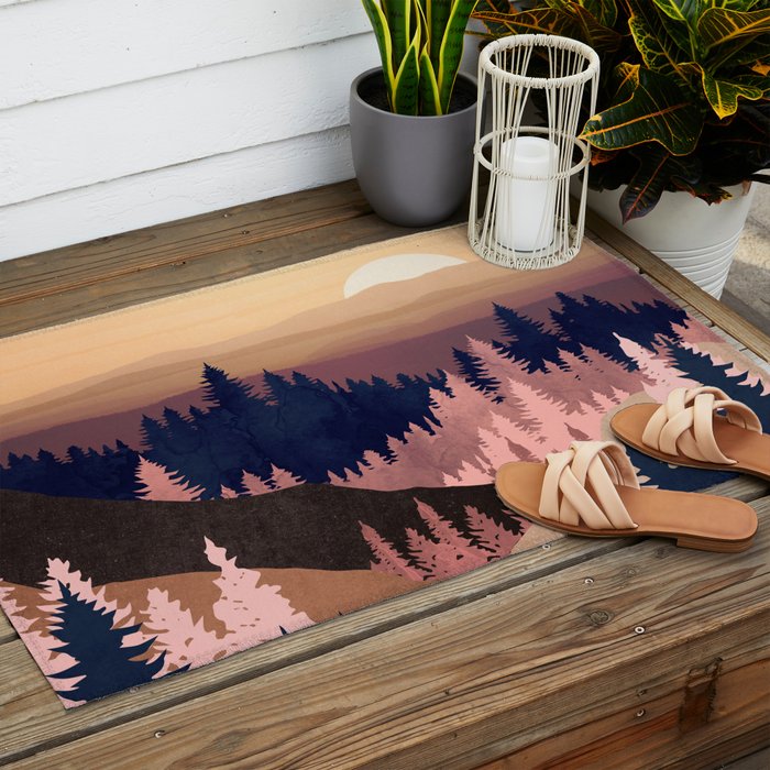 Summer Dusk Outdoor Rug Gallery Image 2
