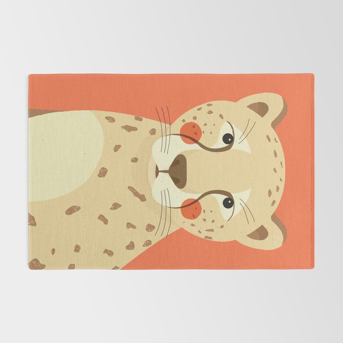 Cheetah, Animal Portrait Rug Gallery Image 2