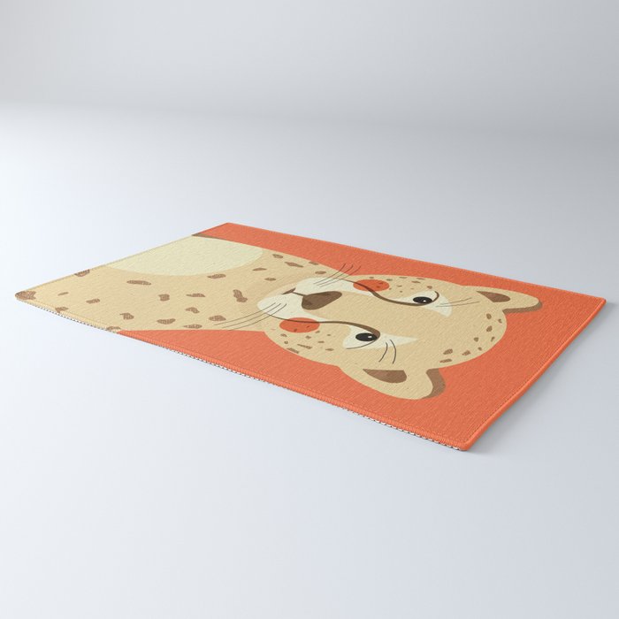 Cheetah, Animal Portrait Rug Gallery Image 3