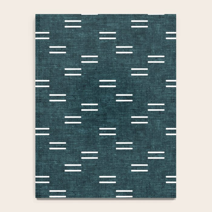 double dash on dark teal Notebook Gallery Image 4