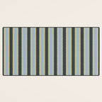 Vintage Cottage Stripes Cozy Eclectic Vertical Pattern Desk Mat Gallery Image 3