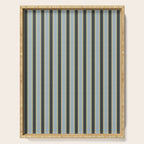 Vintage Cottage Stripes Cozy Eclectic Vertical Pattern Serving Tray Gallery Image 1