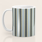 Vintage Cottage Stripes Cozy Eclectic Vertical Pattern Coffee Mug Gallery Image 3