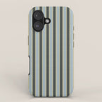 Vintage Cottage Stripes Cozy Eclectic Vertical Pattern iPhone Case Gallery Image 1