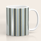 Vintage Cottage Stripes Cozy Eclectic Vertical Pattern Coffee Mug Gallery Image 1