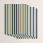 Vintage Cottage Stripes Cozy Eclectic Vertical Pattern Wrapping Paper Gallery Image 3