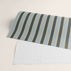 Vintage Cottage Stripes Cozy Eclectic Vertical Pattern Wrapping Paper Gallery Image 2