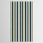 Vintage Cottage Stripes Cozy Eclectic Vertical Pattern Tablecloth Gallery Image 2