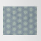 Boho Summer Sun Pattern V Neutral Blue Sage Green Throw Blanket Gallery Image 2
