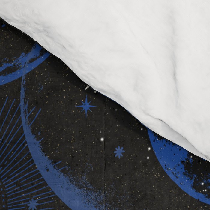 Night sky of stars abstract D Comforter Gallery Image 4