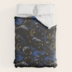 Night sky of stars abstract D Comforter Gallery Image 6