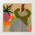 WOMAN WITH VESSEL Wood Wall Art Gallery Image 1