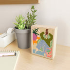 WOMAN WITH VESSEL Mini Art Print Gallery Image 2