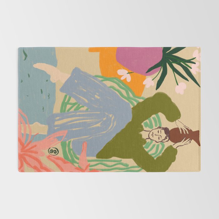 WOMAN WITH VESSEL Rug Gallery Image 2