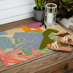 WOMAN WITH VESSEL Outdoor Rug Gallery Image 2