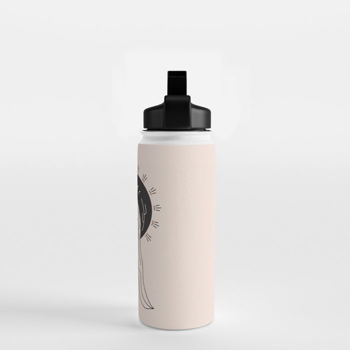Desert Angel in Black & Cream Water Bottle Gallery Image 2