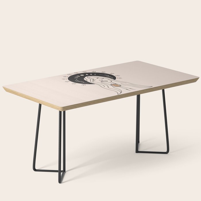 Desert Angel in Black & Cream Coffee Table Gallery Image 1