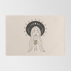 Desert Angel in Black & Cream Rug Gallery Image 2