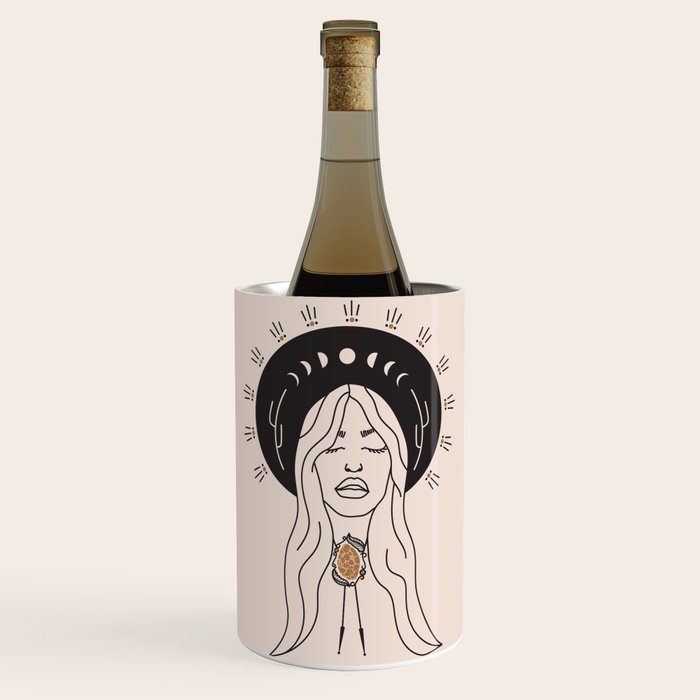 Desert Angel in Black & Cream Wine Chiller Gallery Image 1