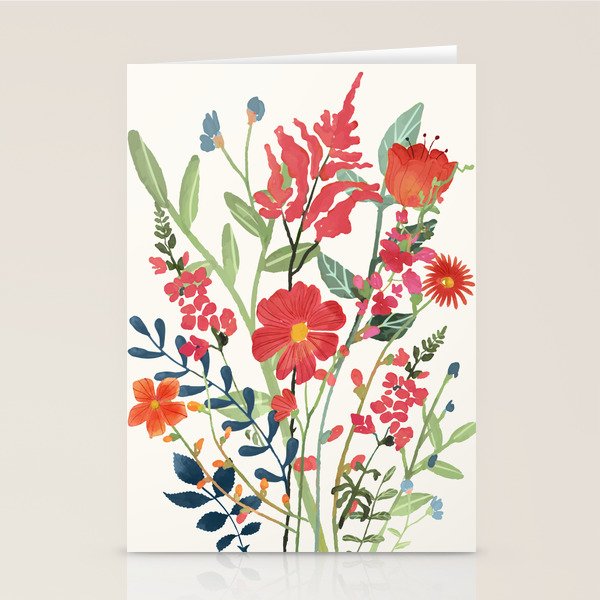 Beautiful Flowers Stationery Card Gallery Image 1