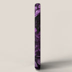 Midnight Garden Baroque Blooms Plum Blue iPhone Case Gallery Image 2