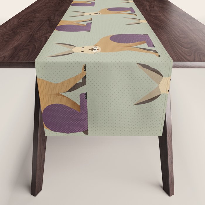 Whimsy European Hare Table Runner Gallery Image 1