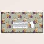 Whimsy European Hare Desk Mat Gallery Image 1