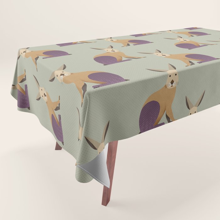 Whimsy European Hare Tablecloth Gallery Image 1