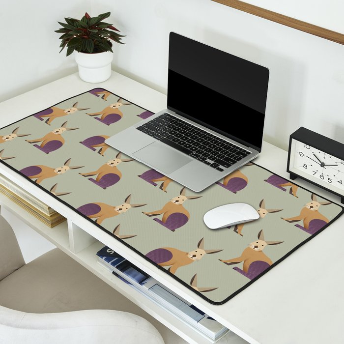 Whimsy European Hare Desk Mat Gallery Image 2