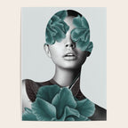 Floral Portrait (woman) Poster Gallery Image 4